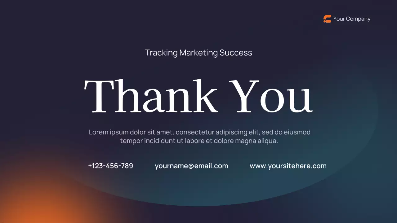 Navy Modern Marketing Report Presentation