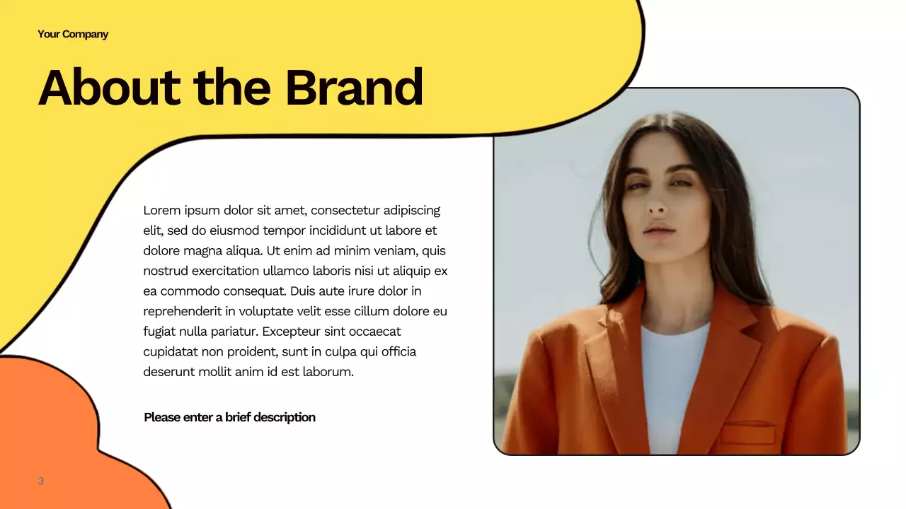 Yellow Abstract Social Media Campaign Report Presentation