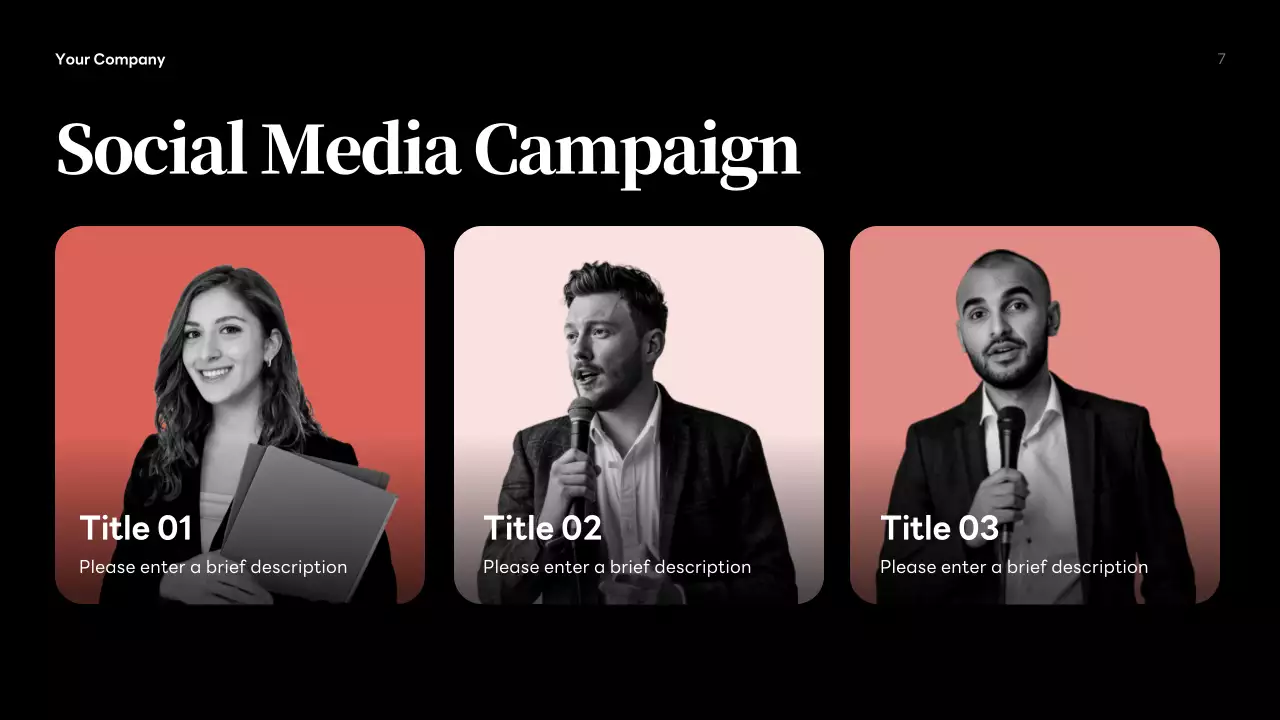 Coral Social Media Campaign Report Presentation