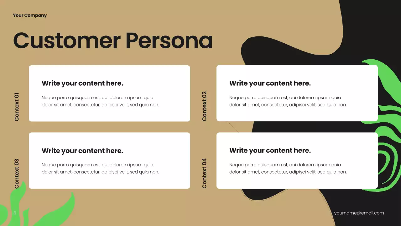 Black Modern Campaign Strategy Presentation