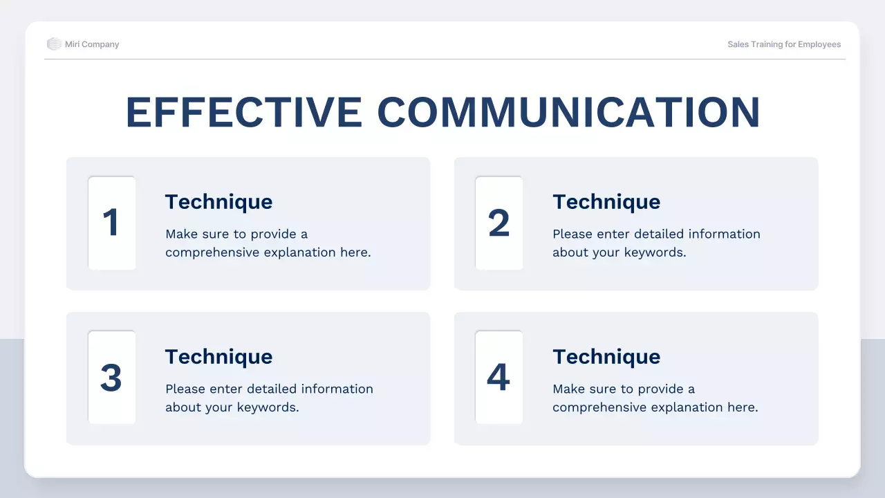 blue professional sales training course