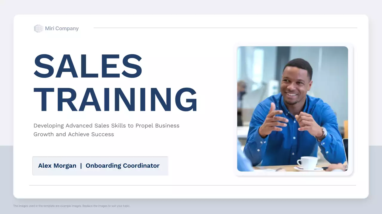 blue professional sales training course
