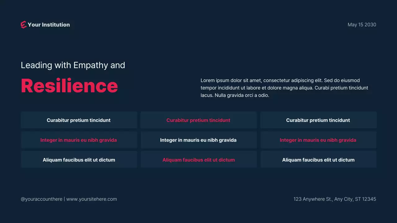 White and Blue Simple Webinar Presentation