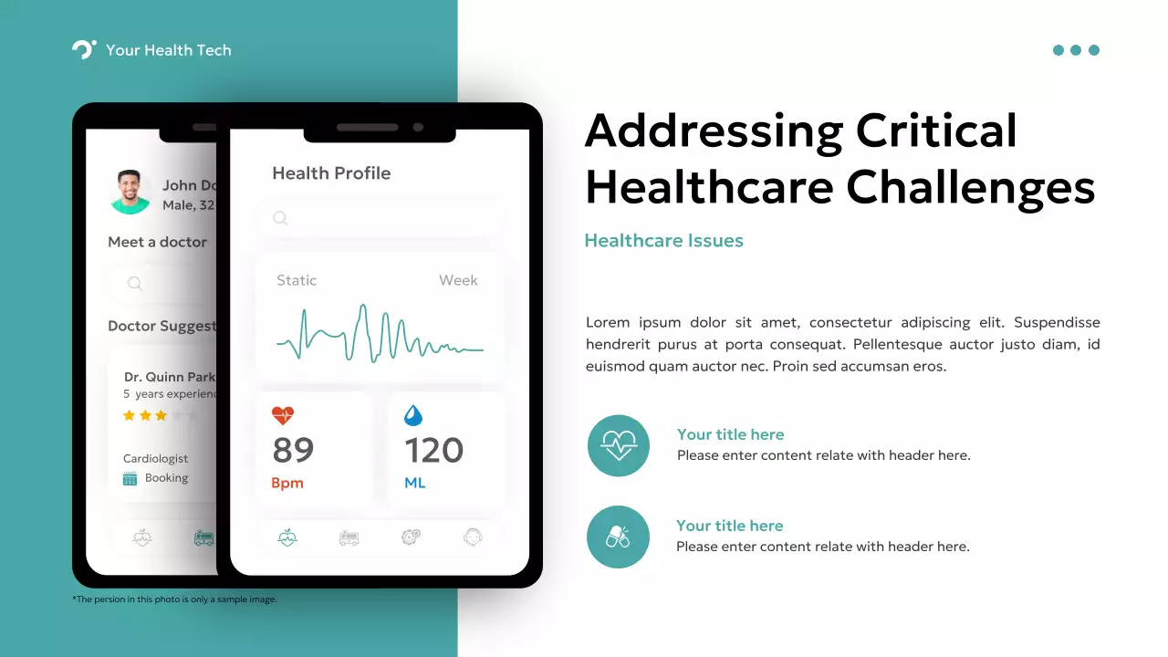 Teal Modern Health Tech Presentation