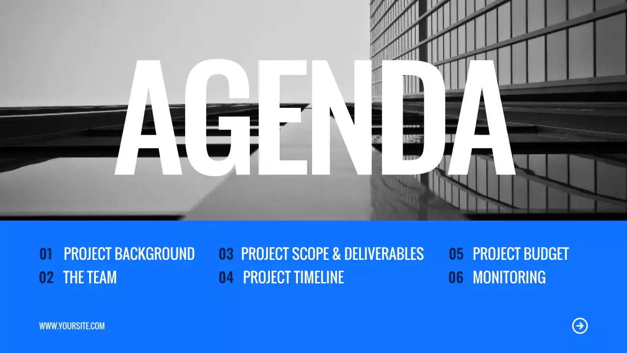 Blue Modern Team Kick-Off Meeting Presentation