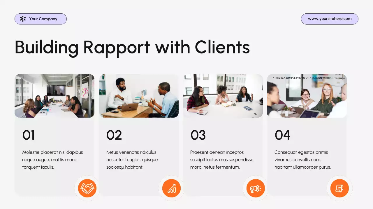 Purple Modern Sales Performance Presentation