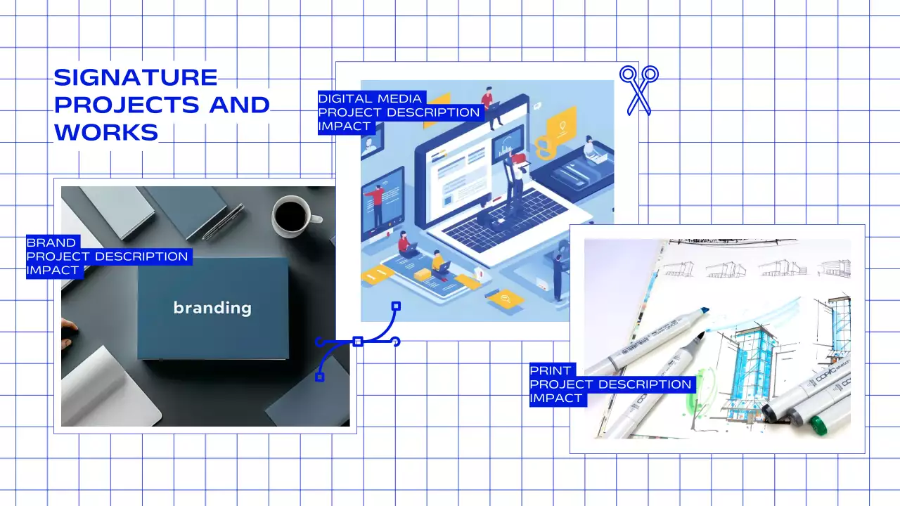 Blue Creative Portfolio Presentation