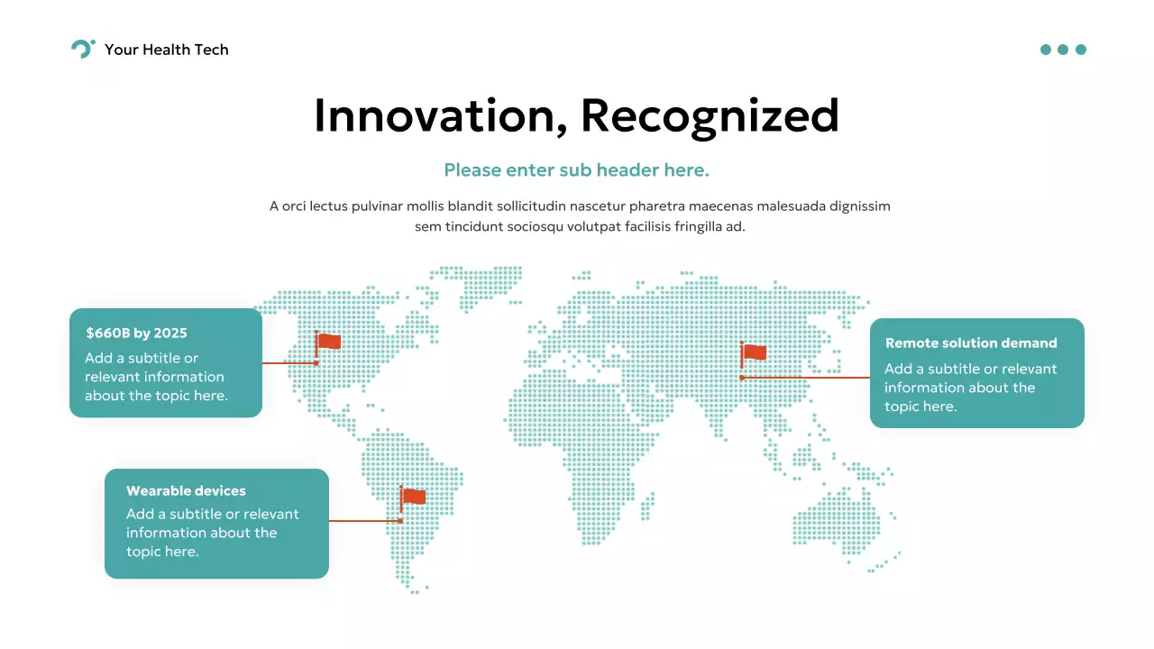 Teal Modern Health Tech Presentation
