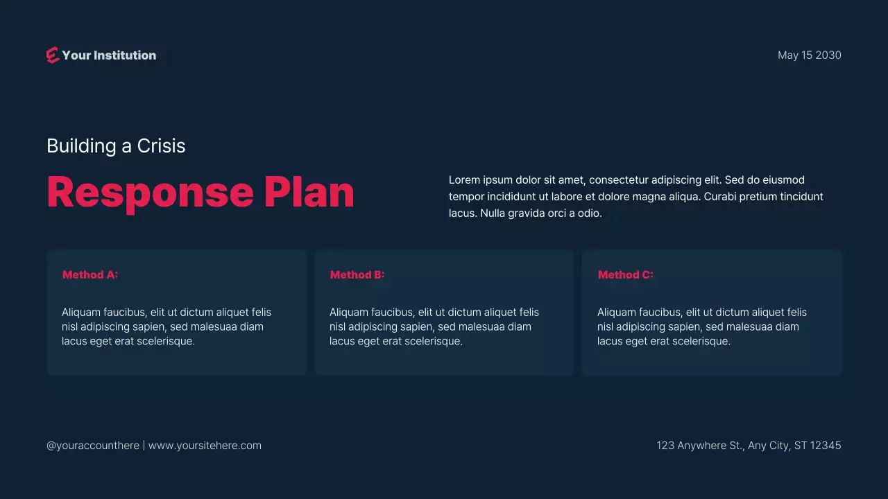 White and Blue Simple Webinar Presentation