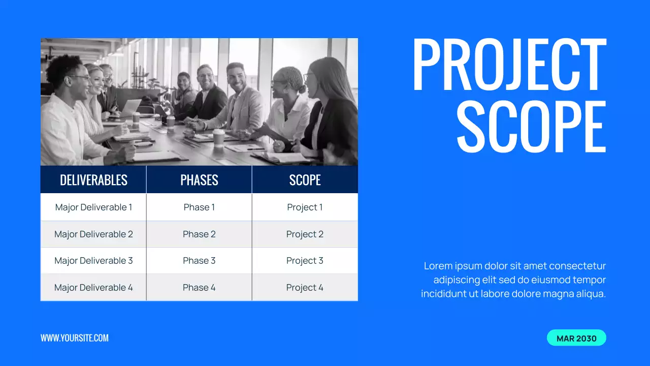 Blue Modern Team Kick-Off Meeting Presentation