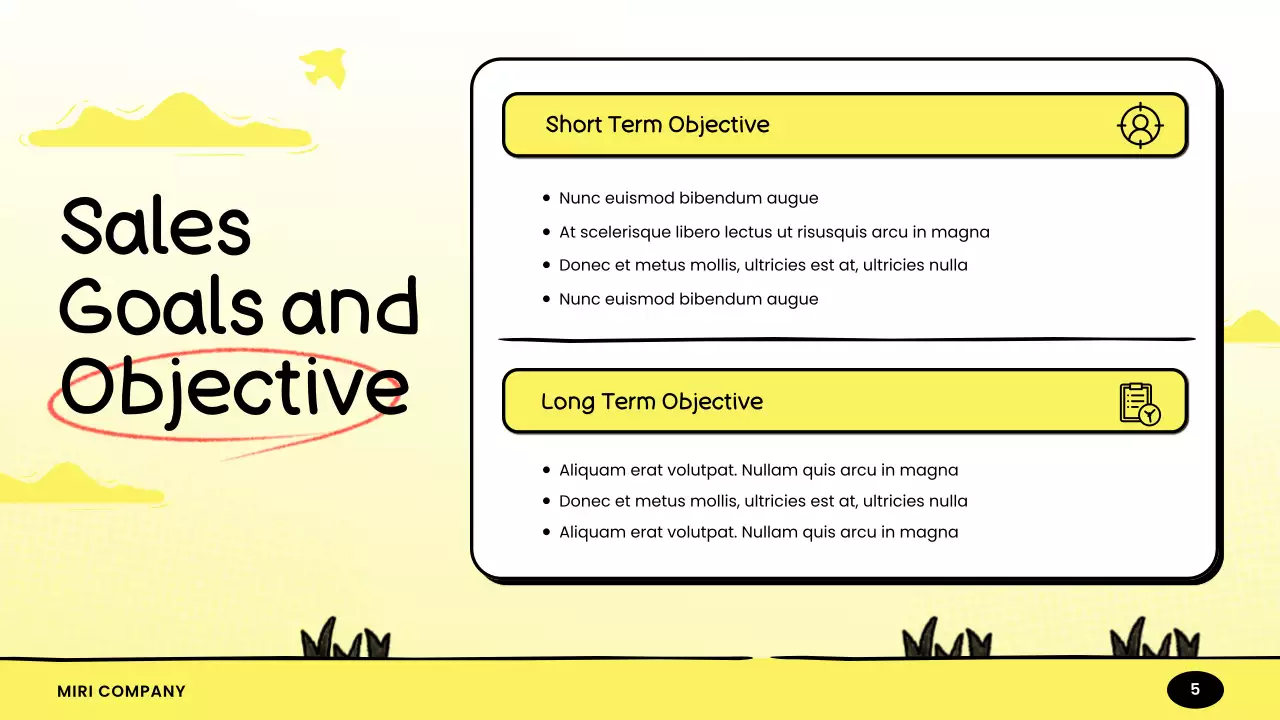 Yellow and Black Sales Strategy Presentation