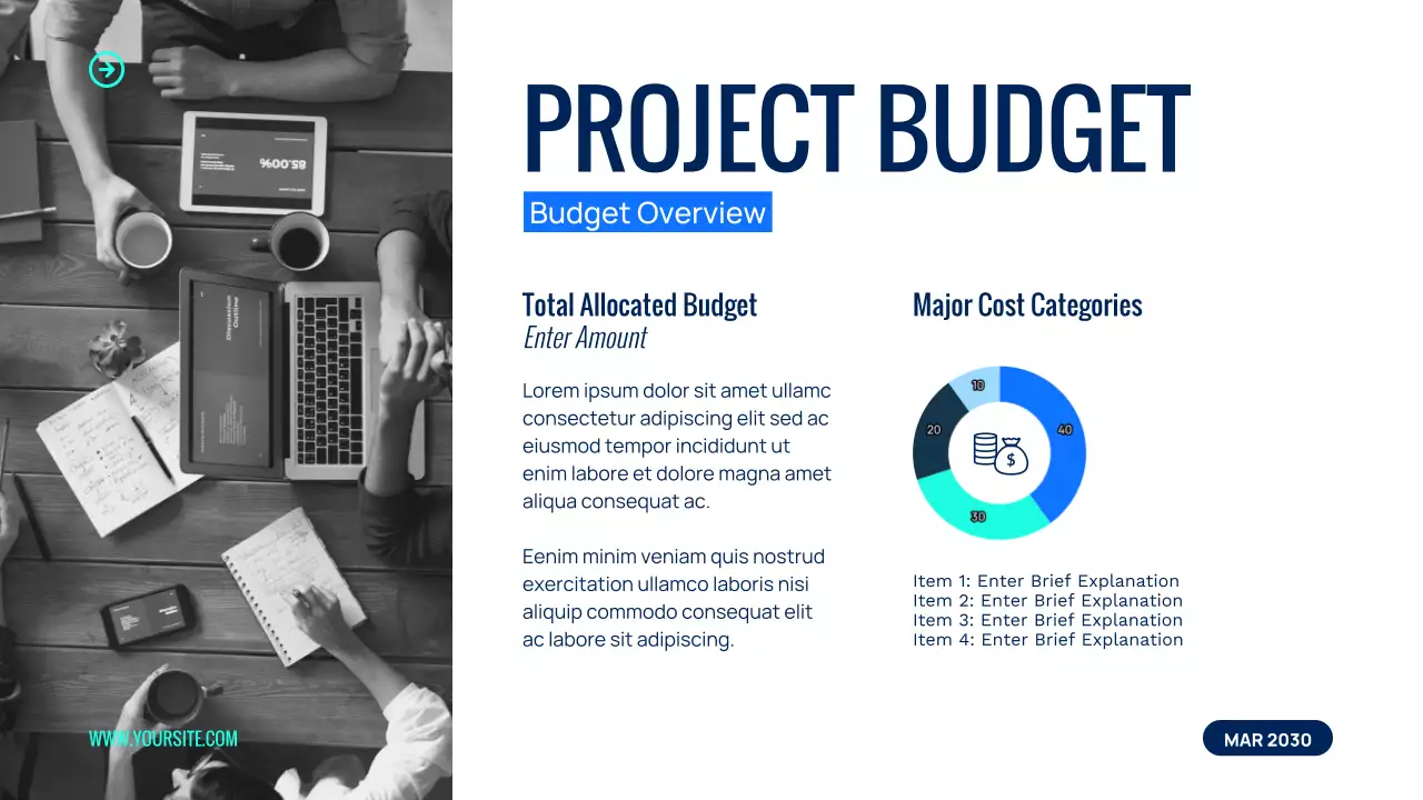 Blue Modern Team Kick-Off Meeting Presentation