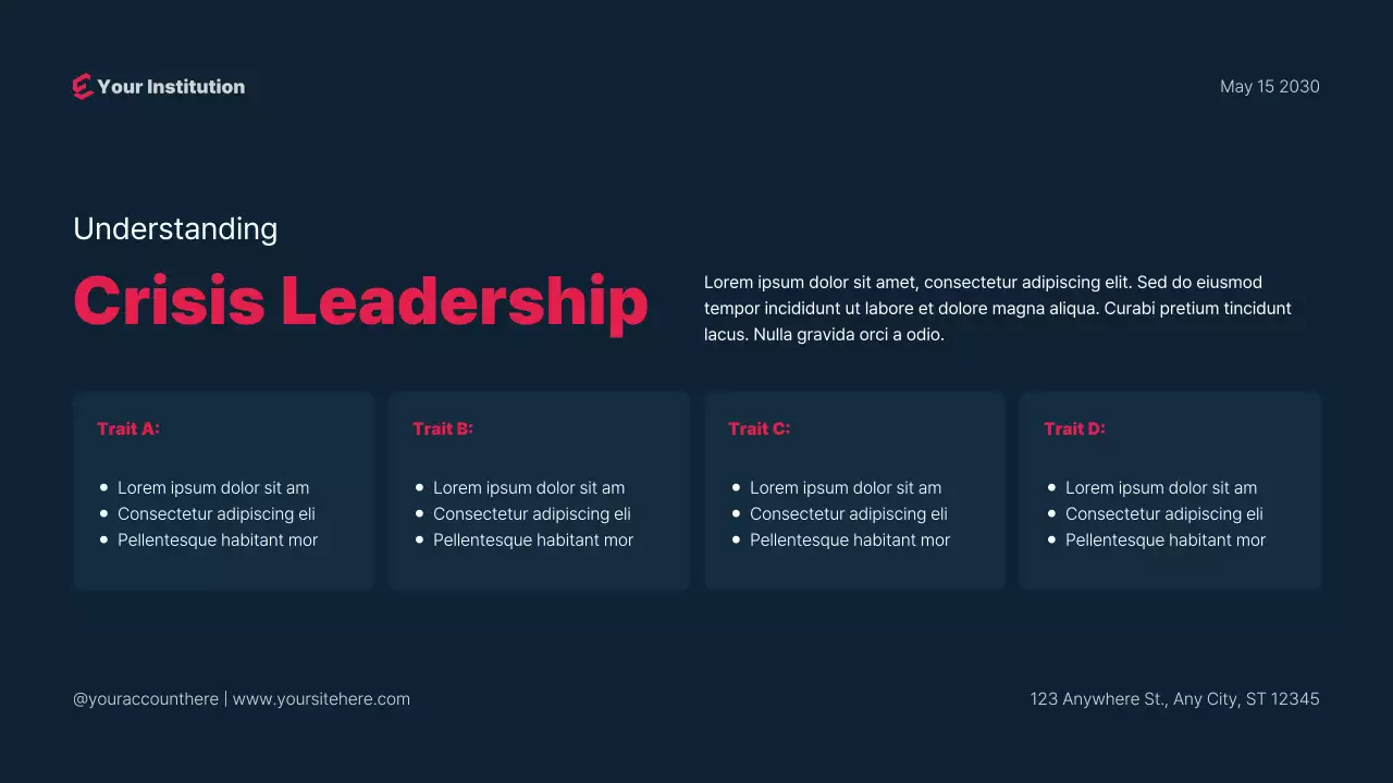 White and Blue Simple Webinar Presentation