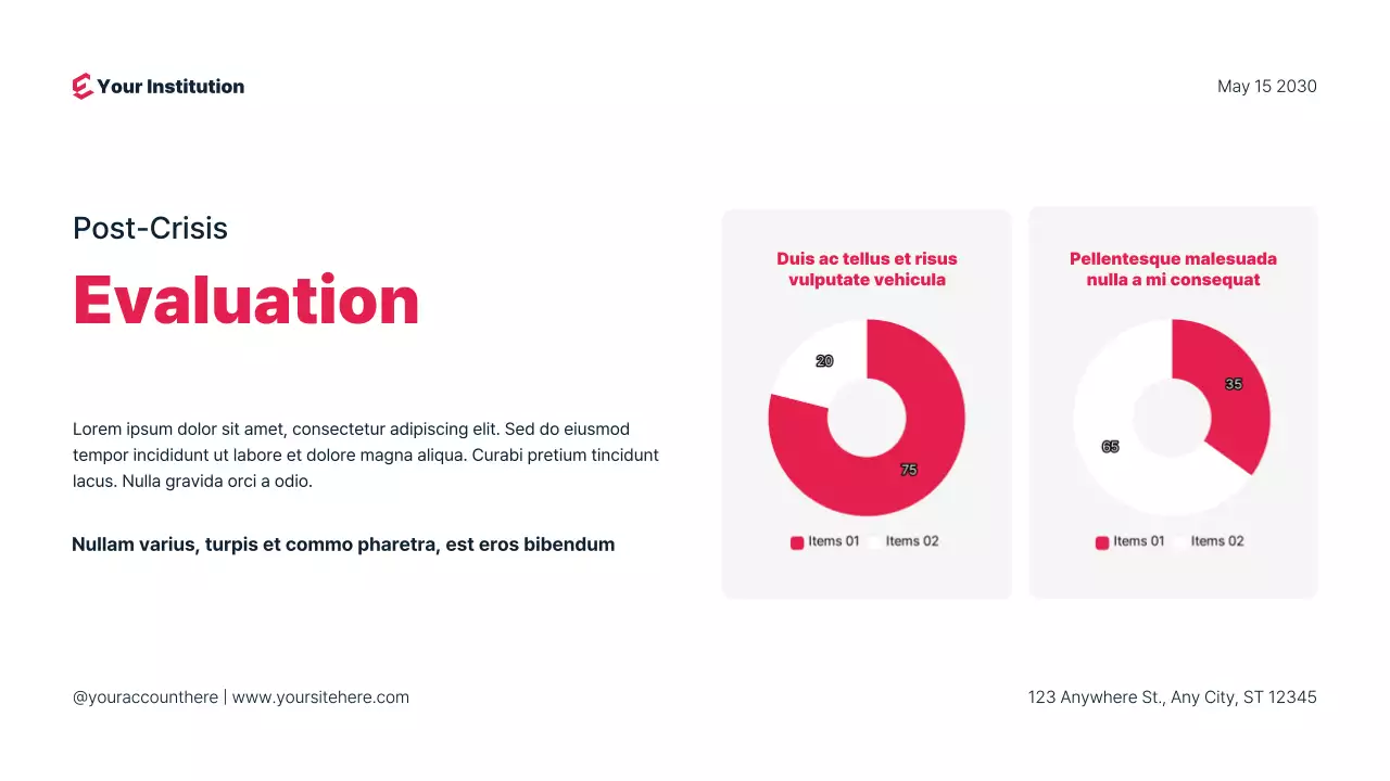 White and Blue Simple Webinar Presentation