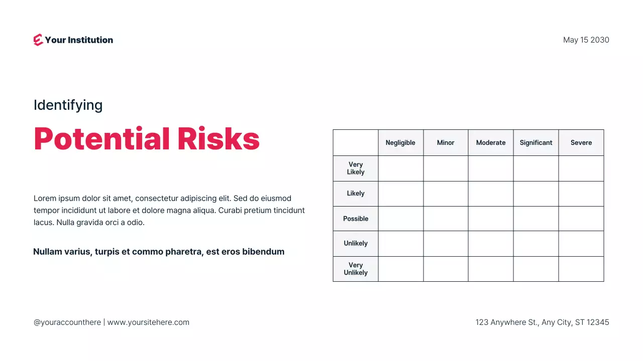 White and Blue Simple Webinar Presentation