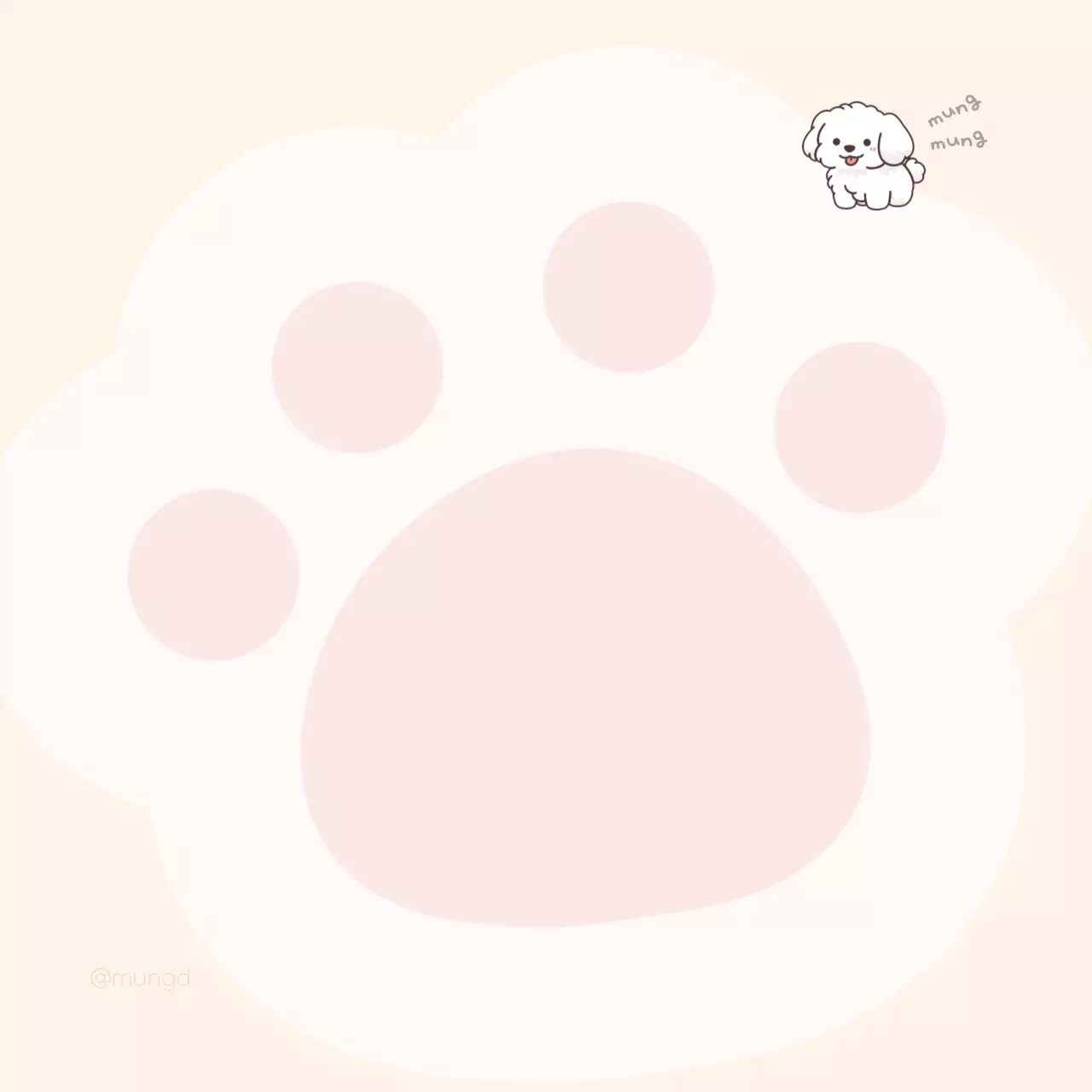 베이지 심플 동물 보호 캠페인