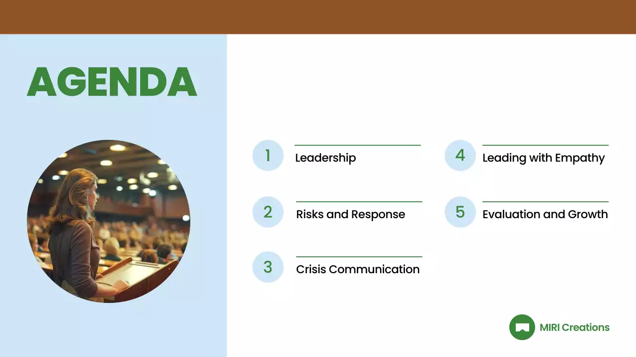 green professional business material