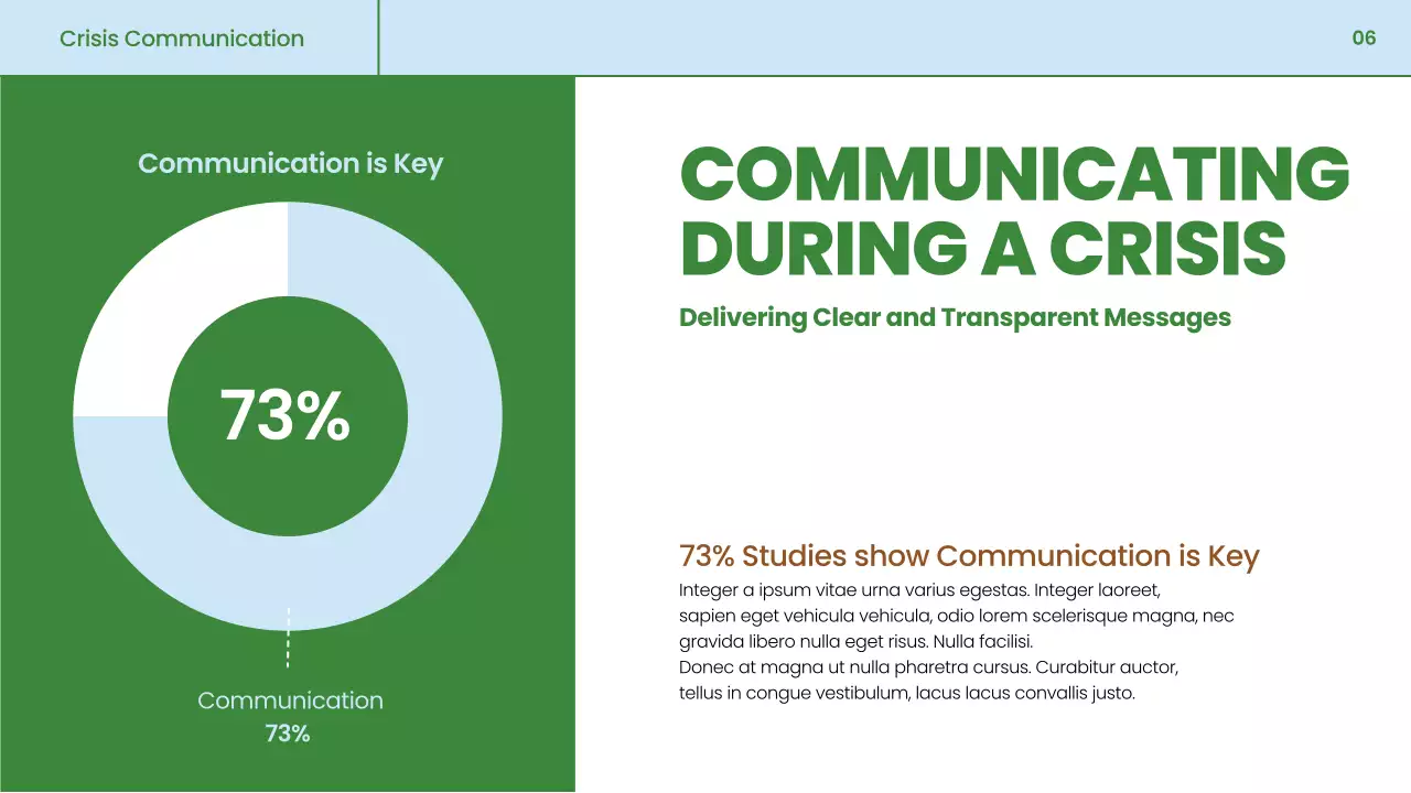 green professional business material