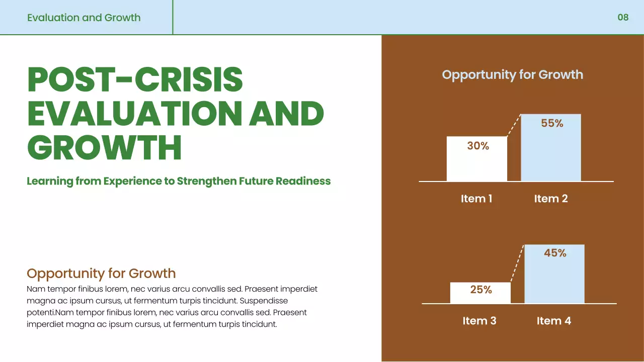 green professional business material