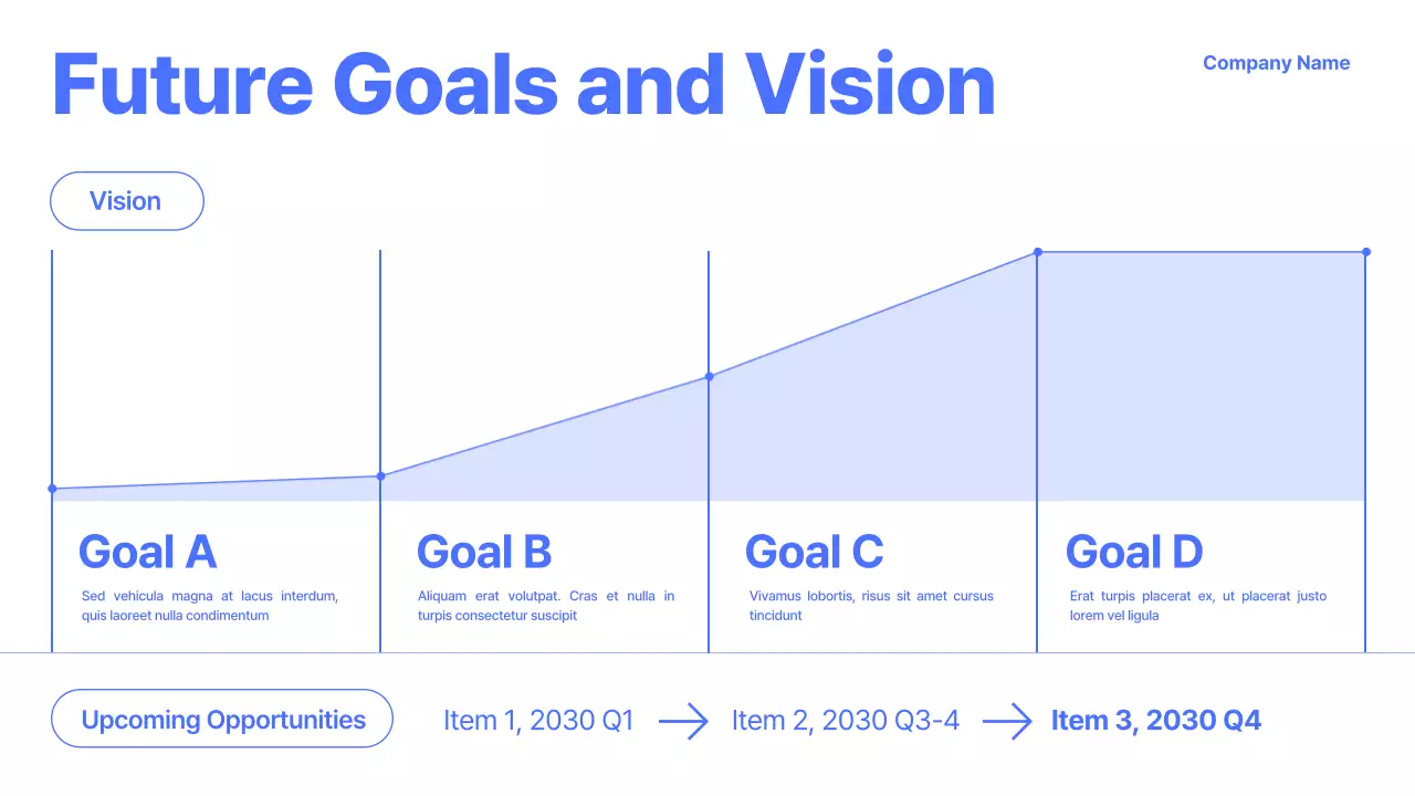 blue modern business presentation