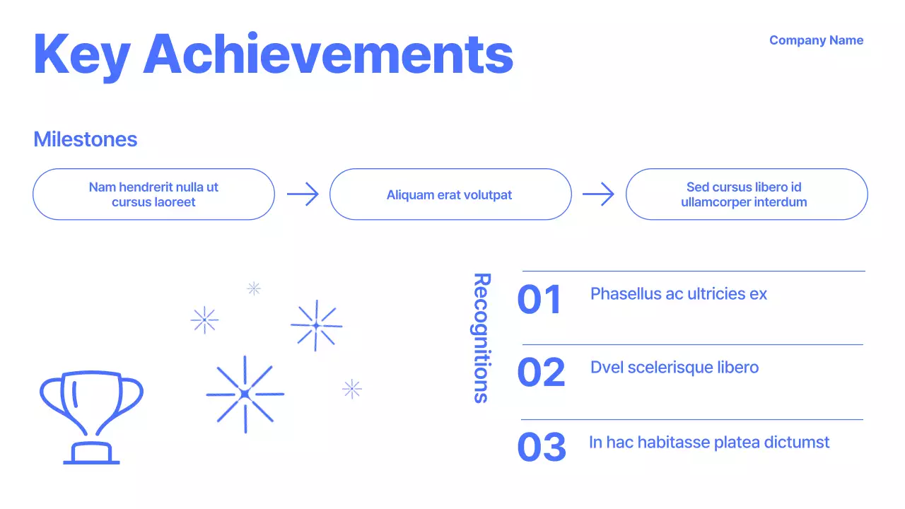 blue modern business presentation