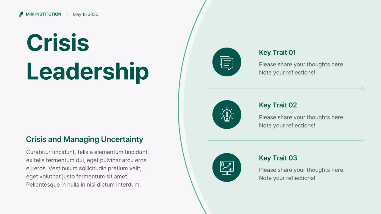 green modern business webinar guide