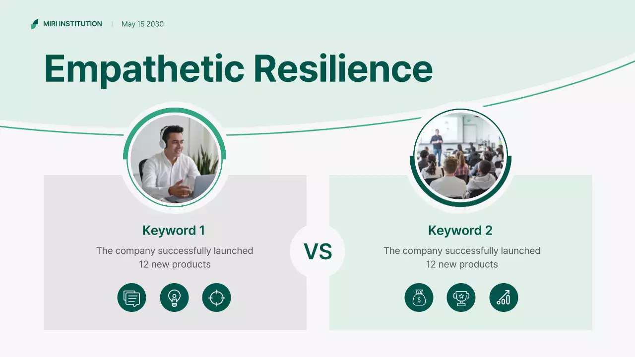 green modern business webinar guide