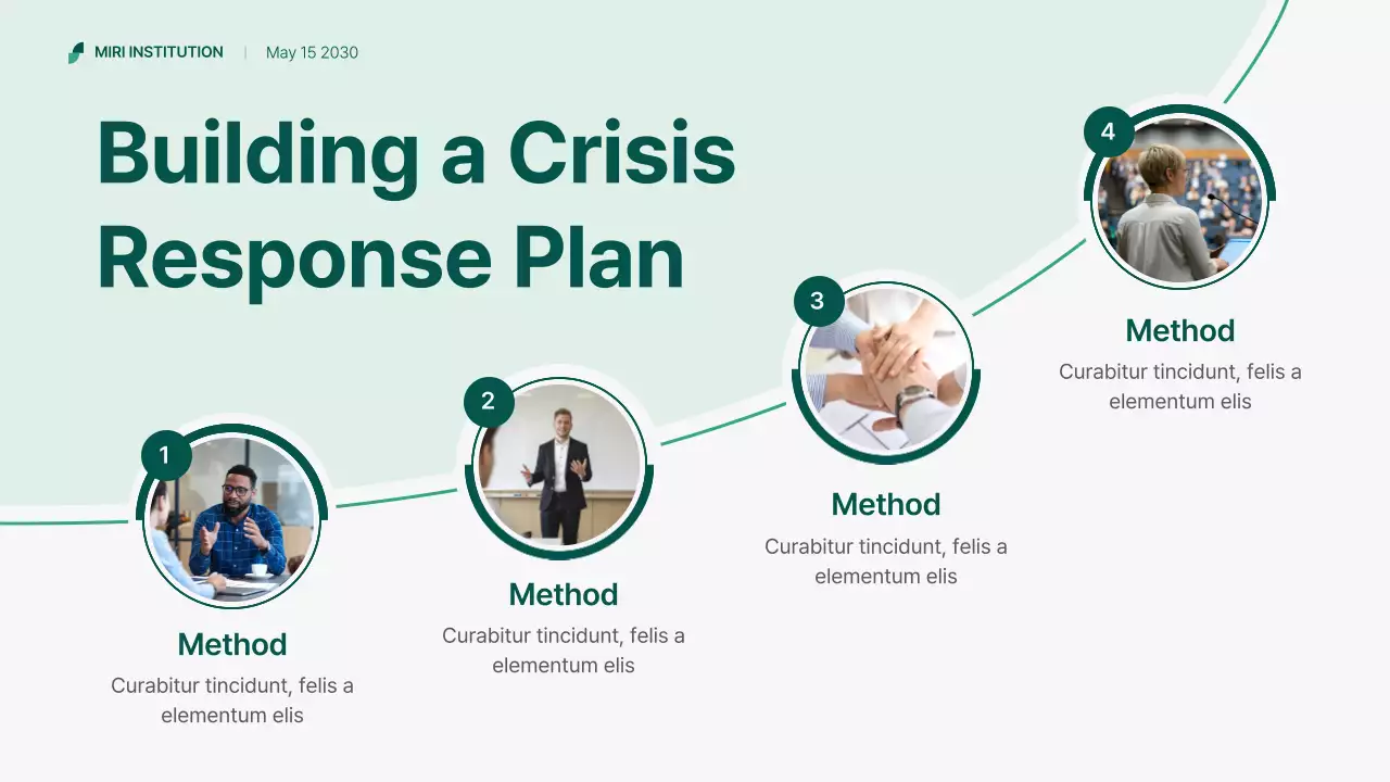 green modern business webinar guide