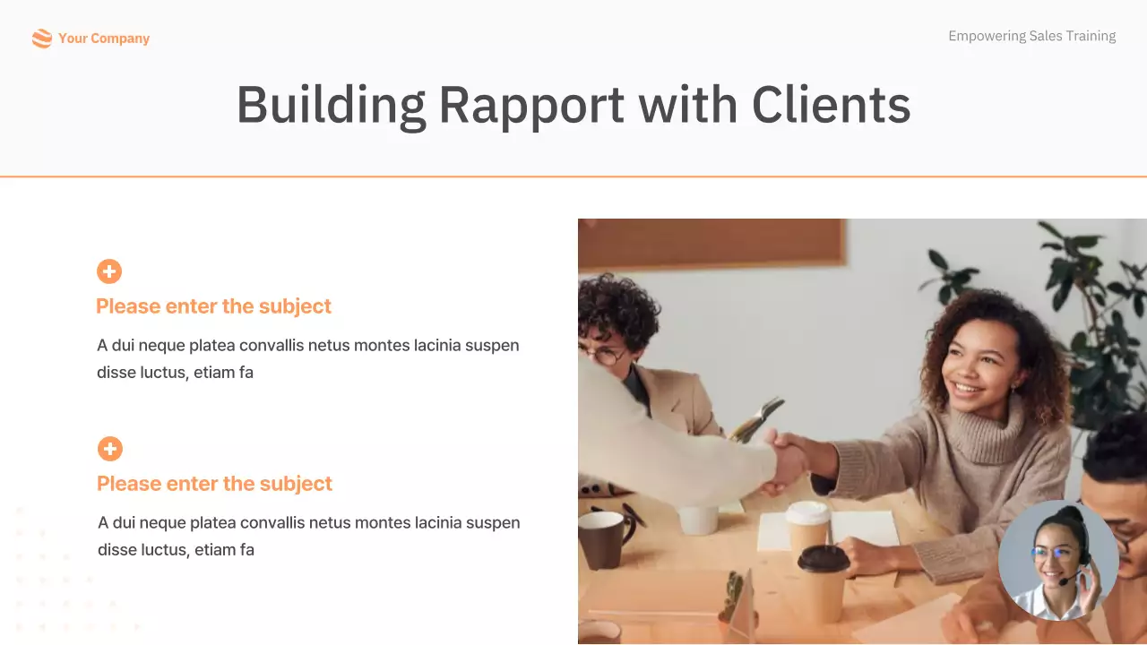 orange simple sales training manual