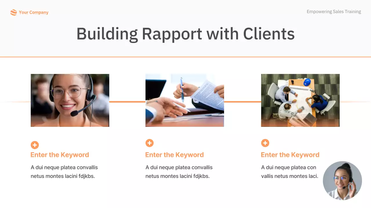 orange simple sales training manual