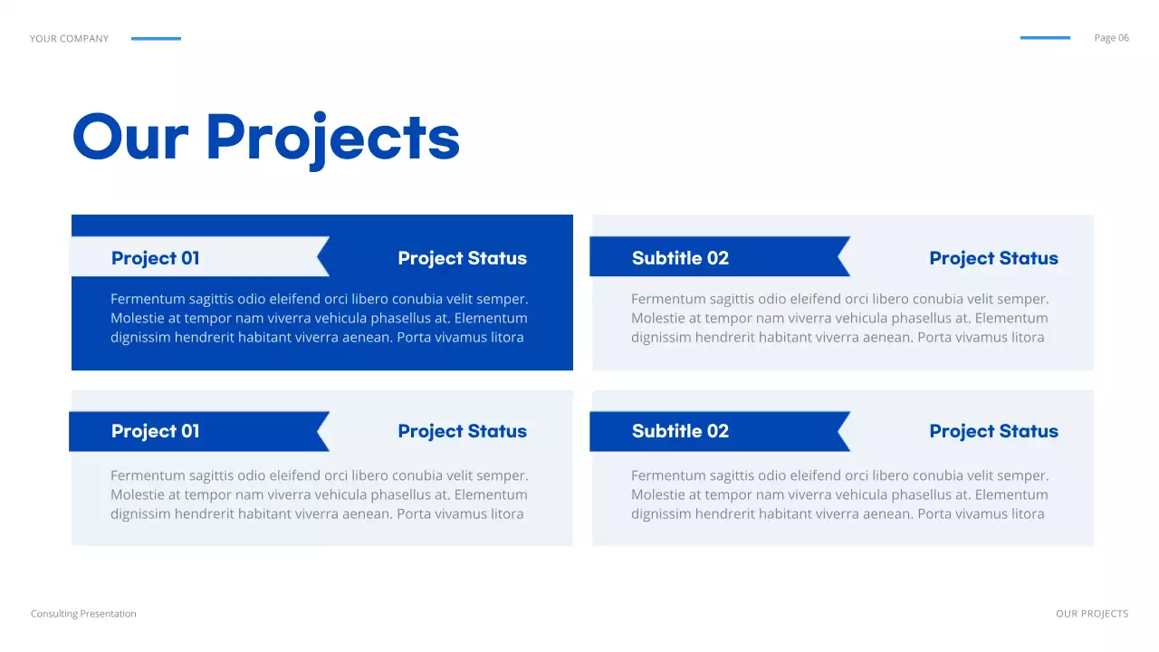 Blue Geometric IT Solution Presentation