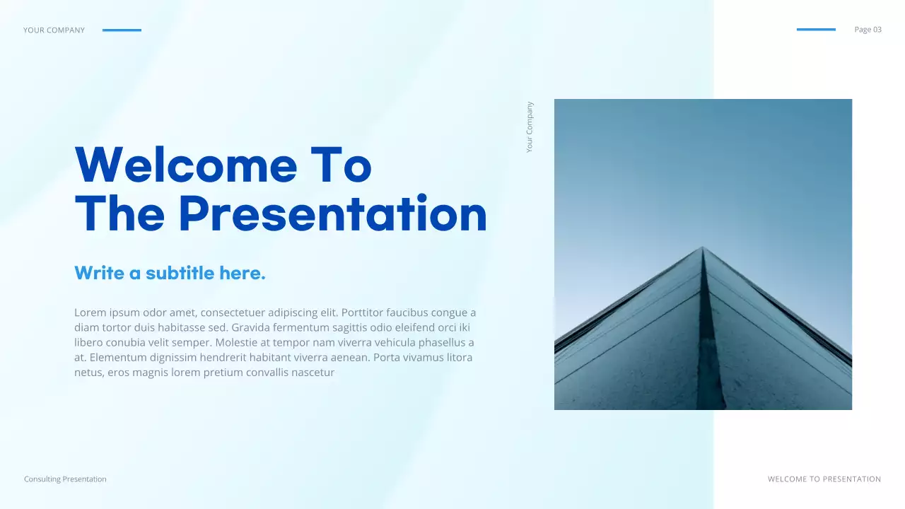 Blue Geometric IT Solution Presentation