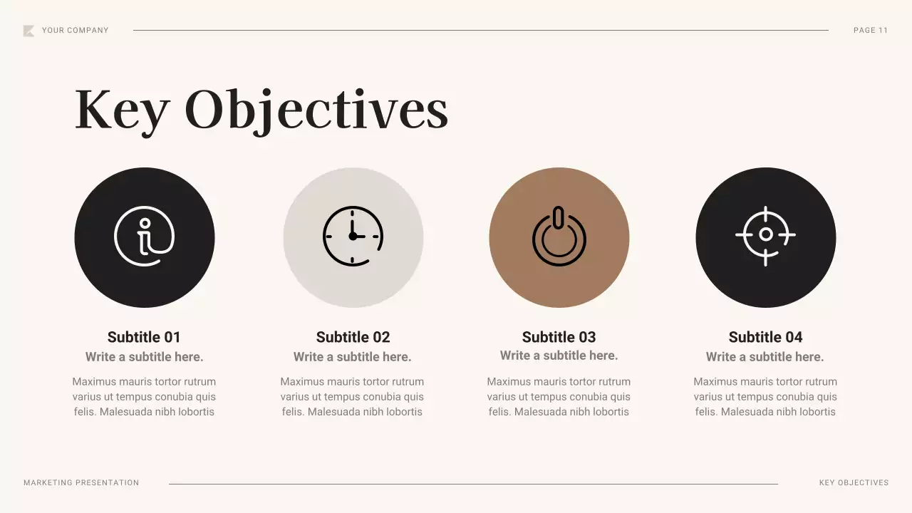 Black Professional Marketing Plan Presentation