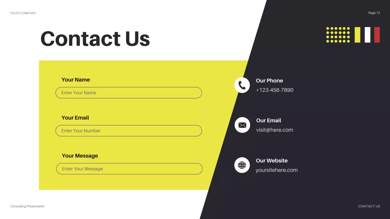 Yellow Modern IT Solution Presentation