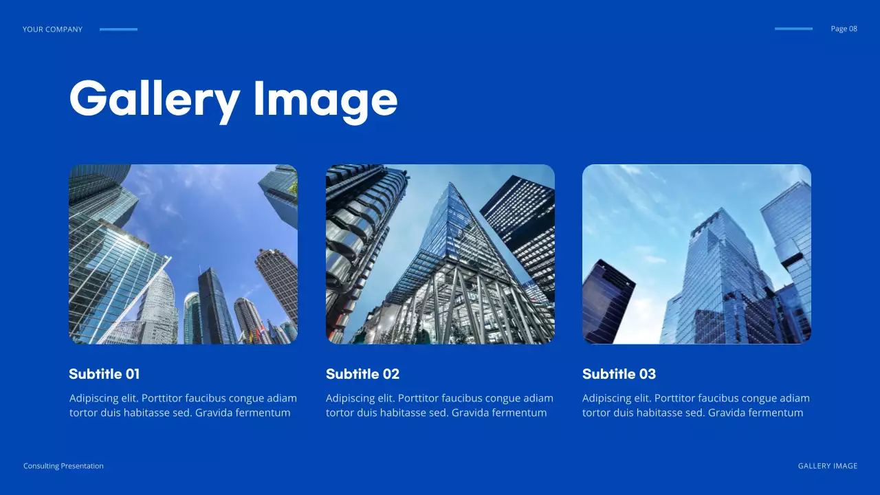 Blue Geometric IT Solution Presentation