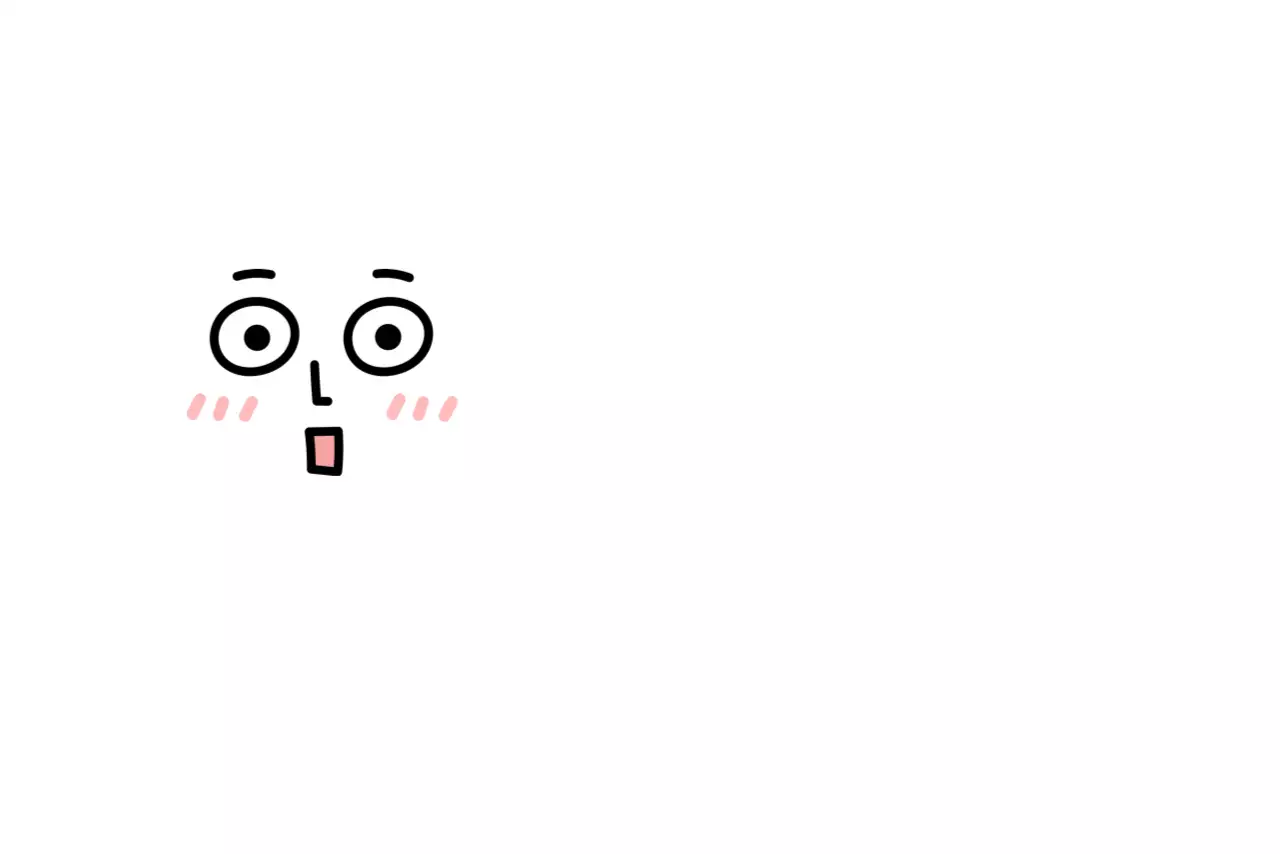 검정 키치 캐릭터 스티커