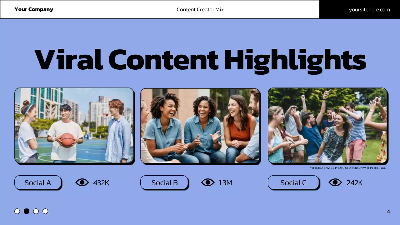 Blue Modern Creator Portfolio Presentation