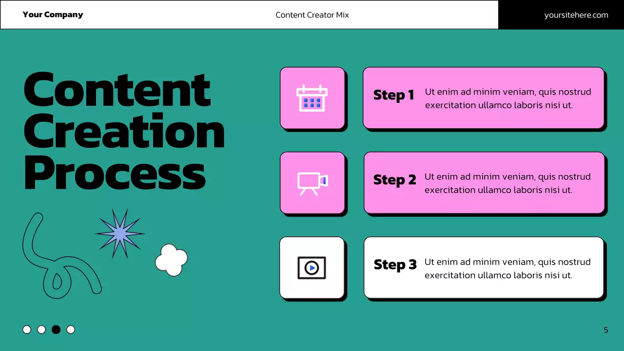 Blue Modern Creator Portfolio Presentation