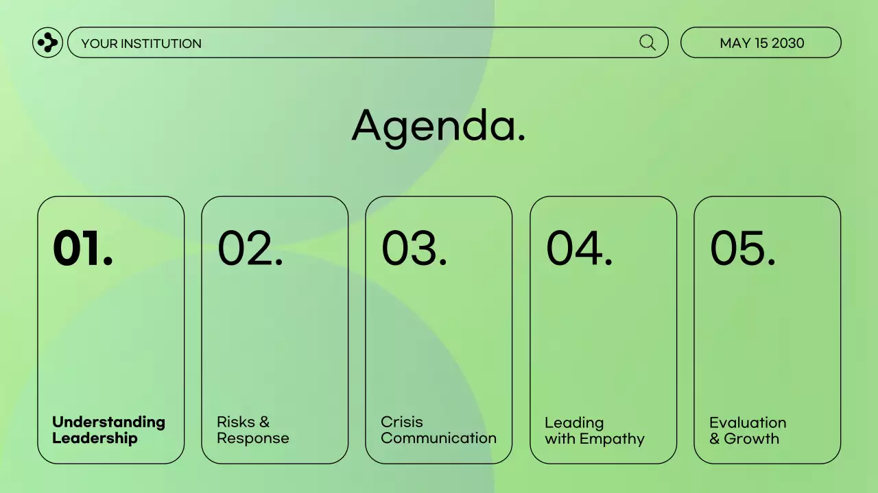 Green Minimal Leadership Presentation
