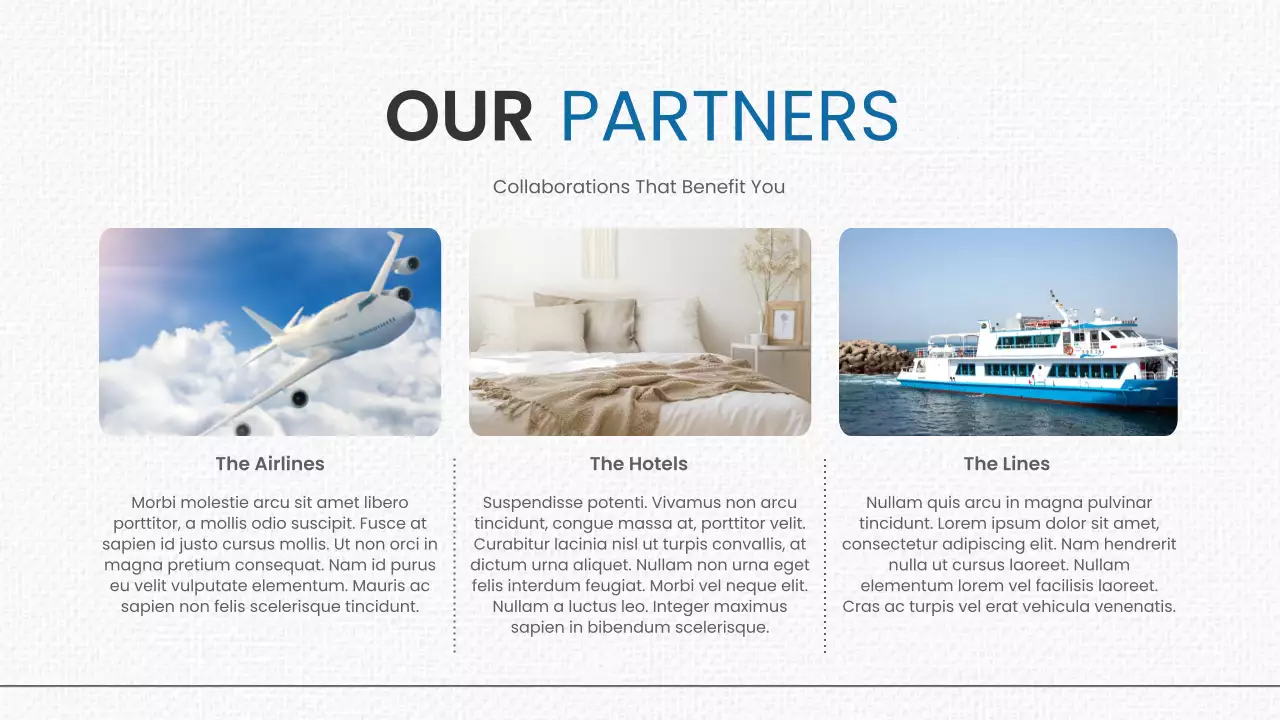 Blue Modern Travel Promotion Presentation