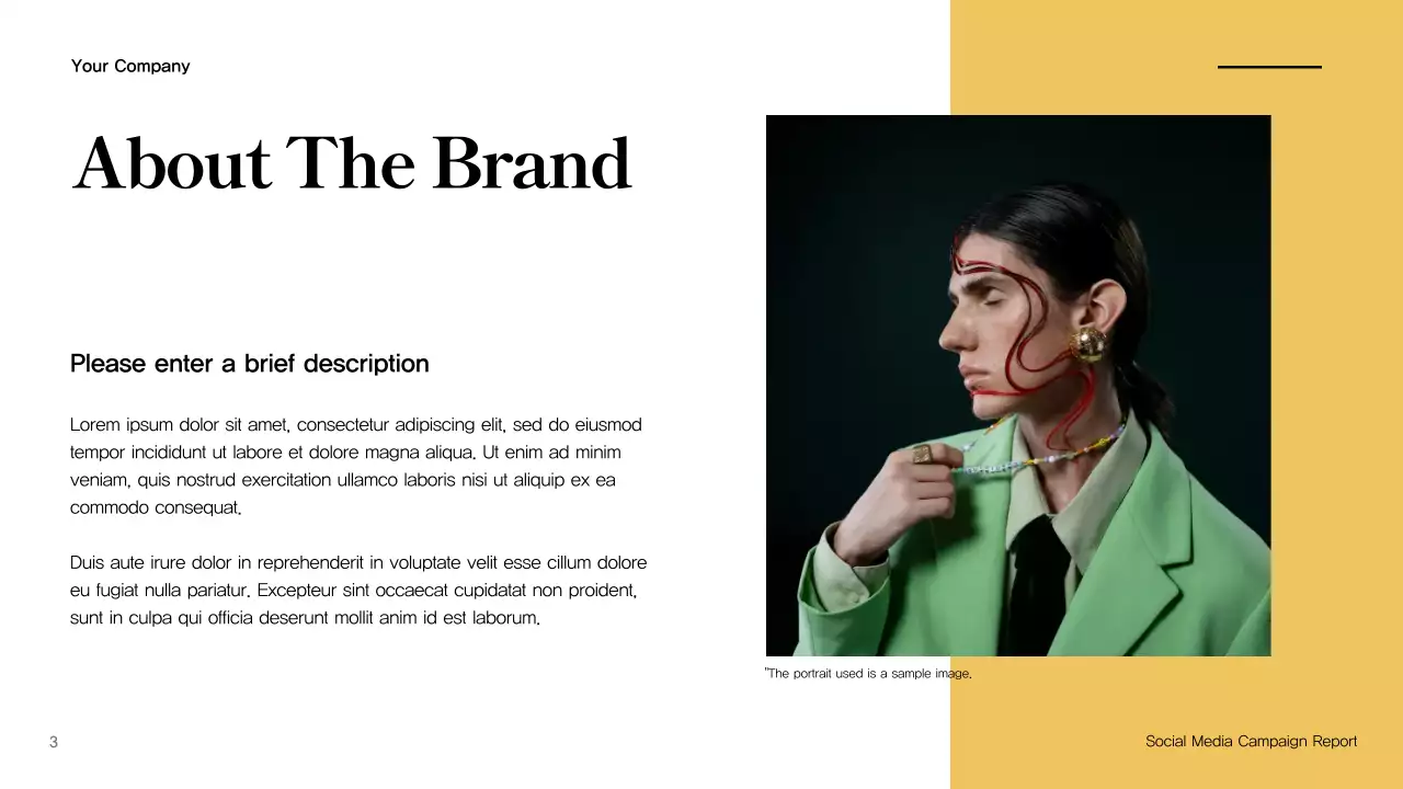 Green Modern Social Media Campaign Report Presentation