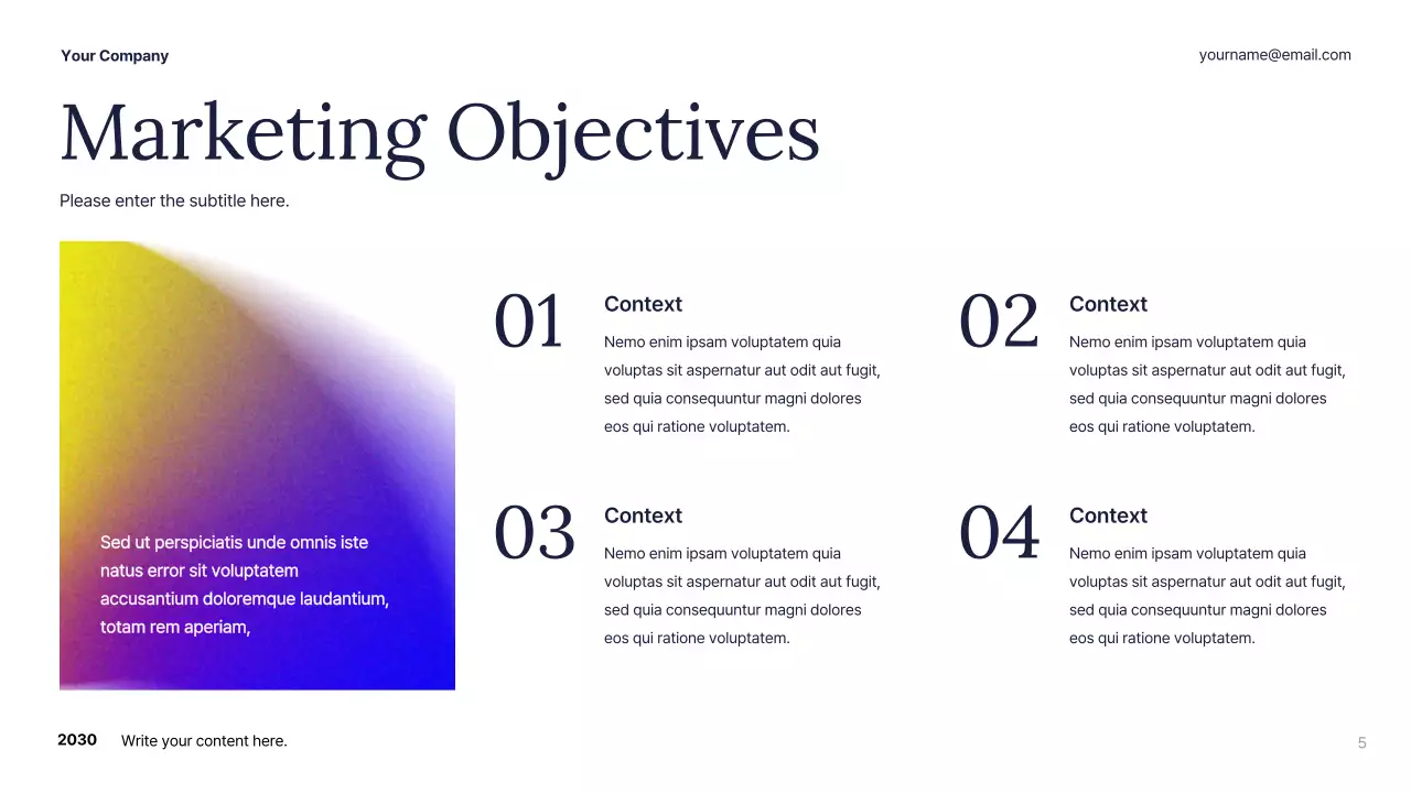 White Abstract Campaign Strategy Presentation