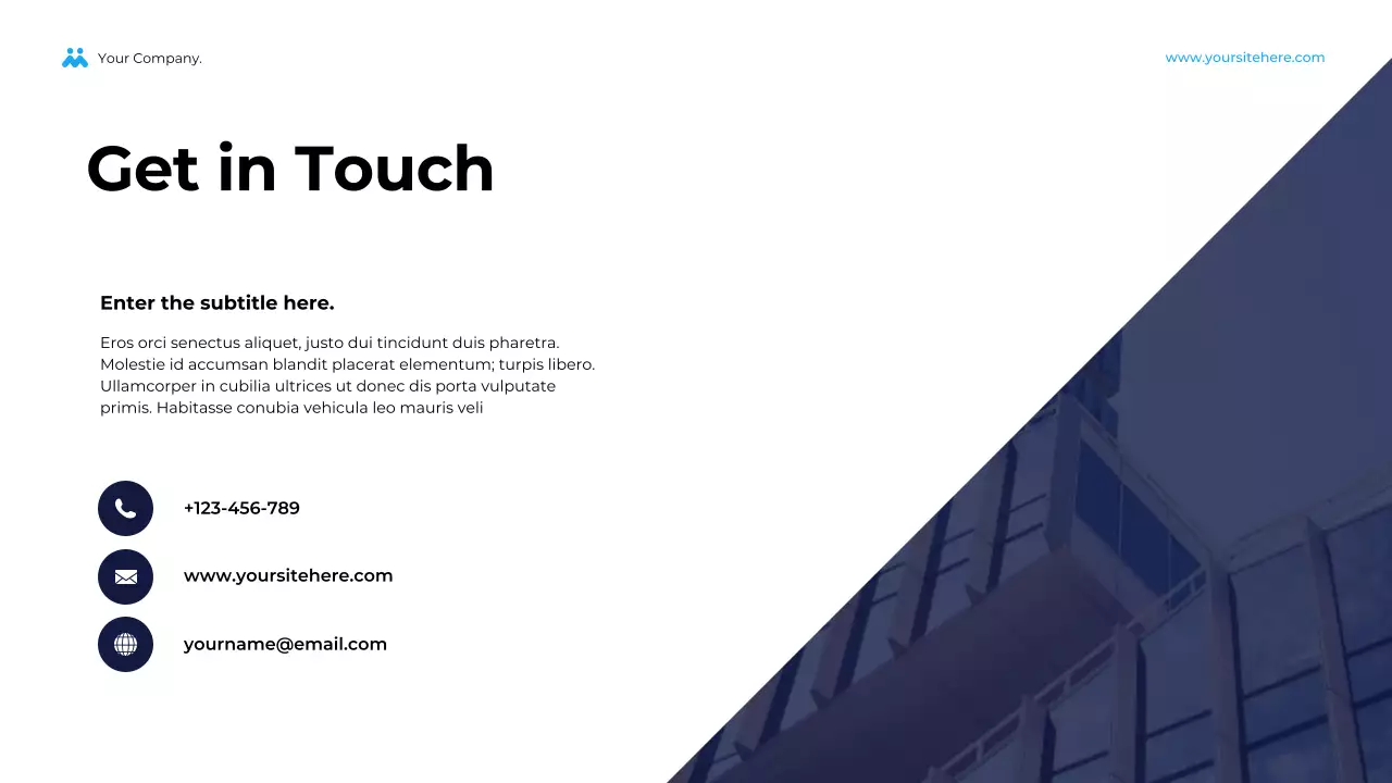 Blue Geometric Business Consulting Presentation