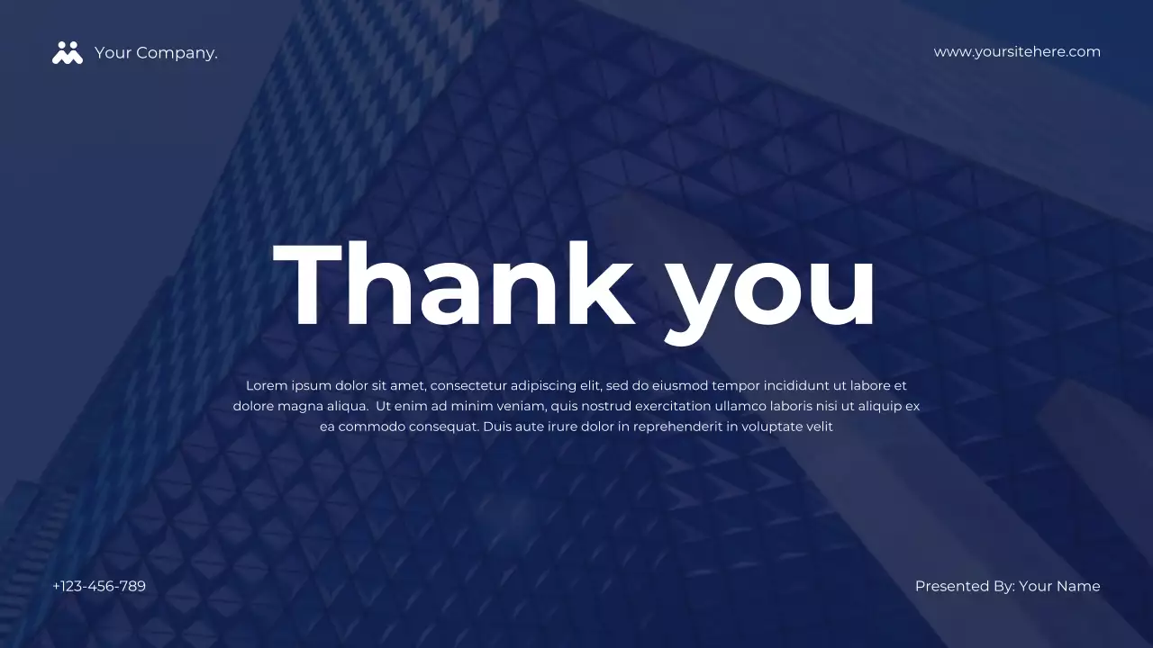 Blue Geometric Business Consulting Presentation