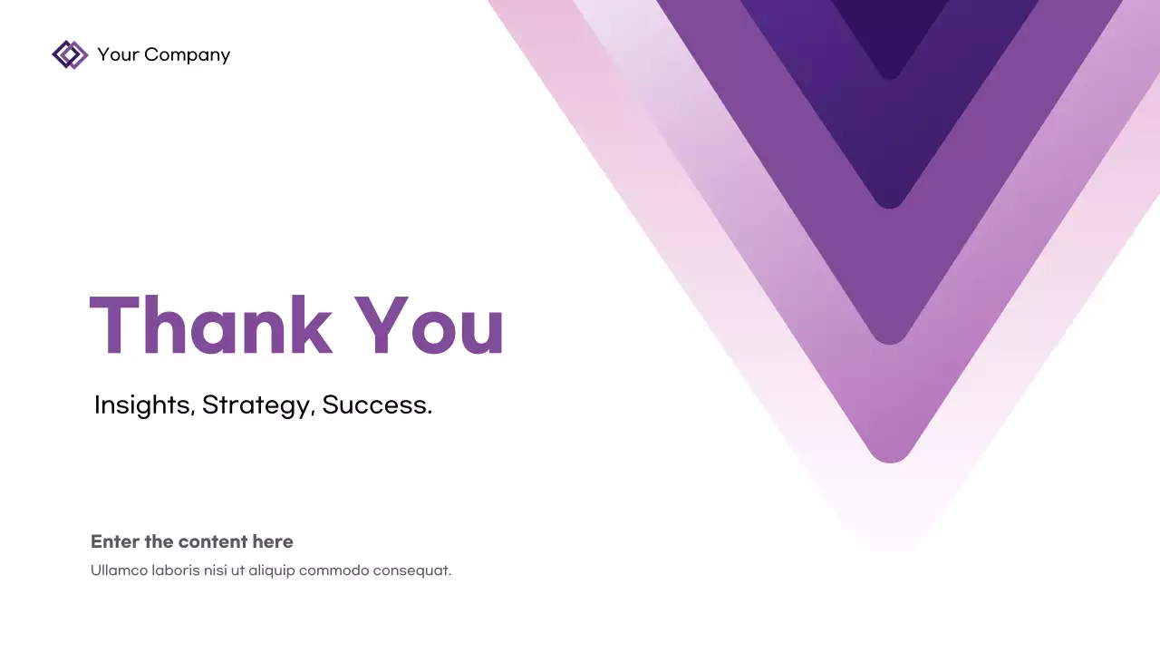 Purple Geometric Business Presentation