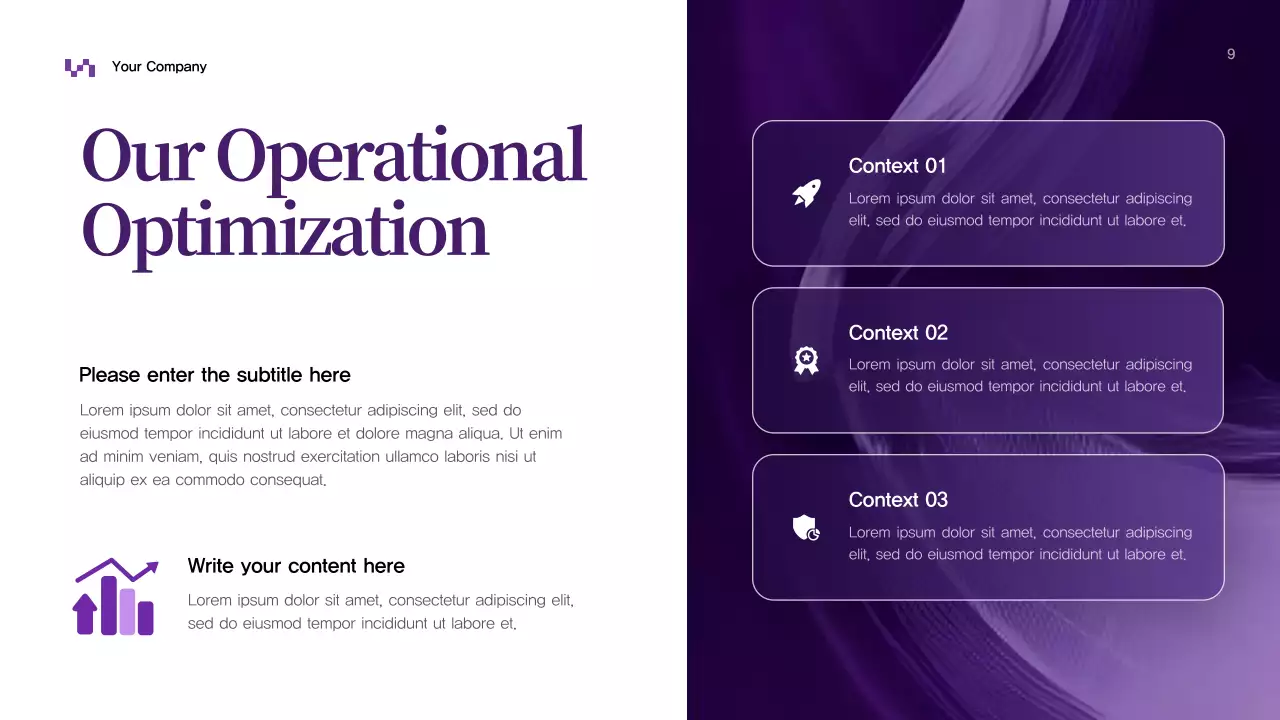 Purple Abstract Business Presentation