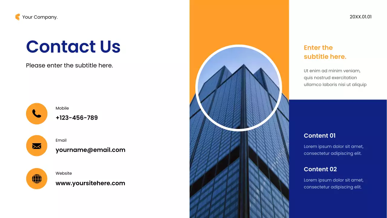 Blue Modern Consulting Presentation