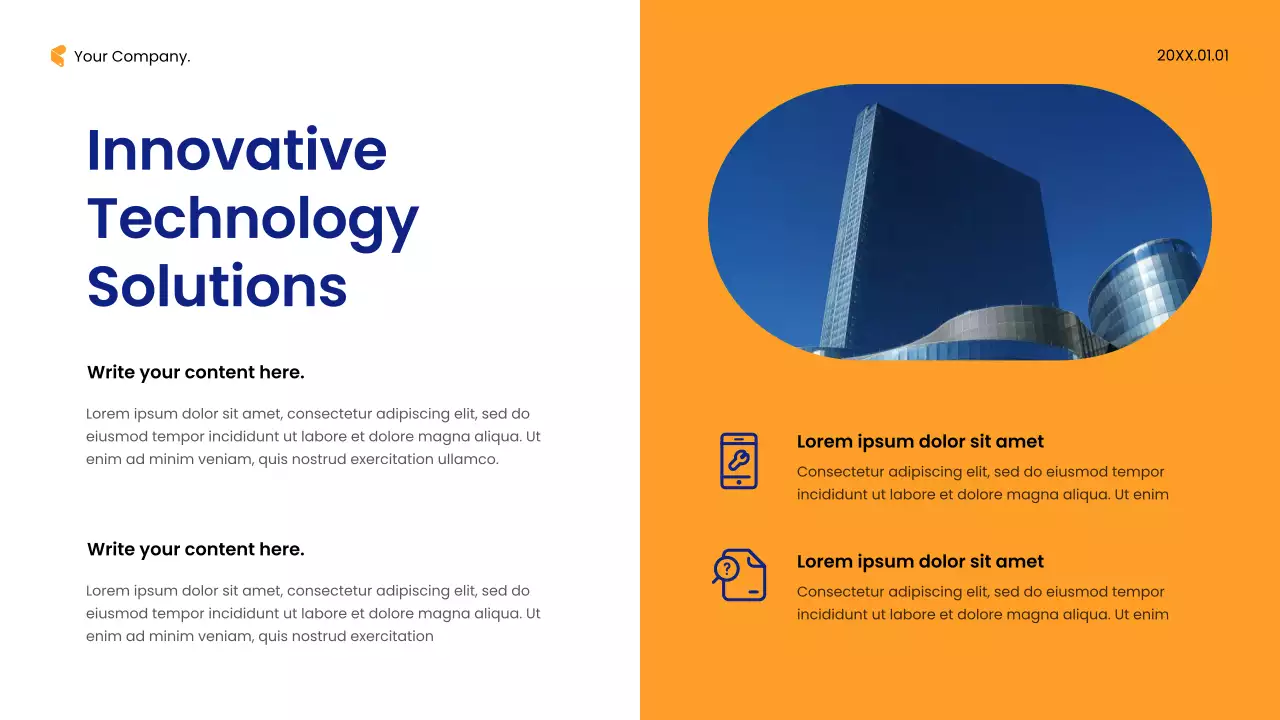 Blue Modern Consulting Presentation