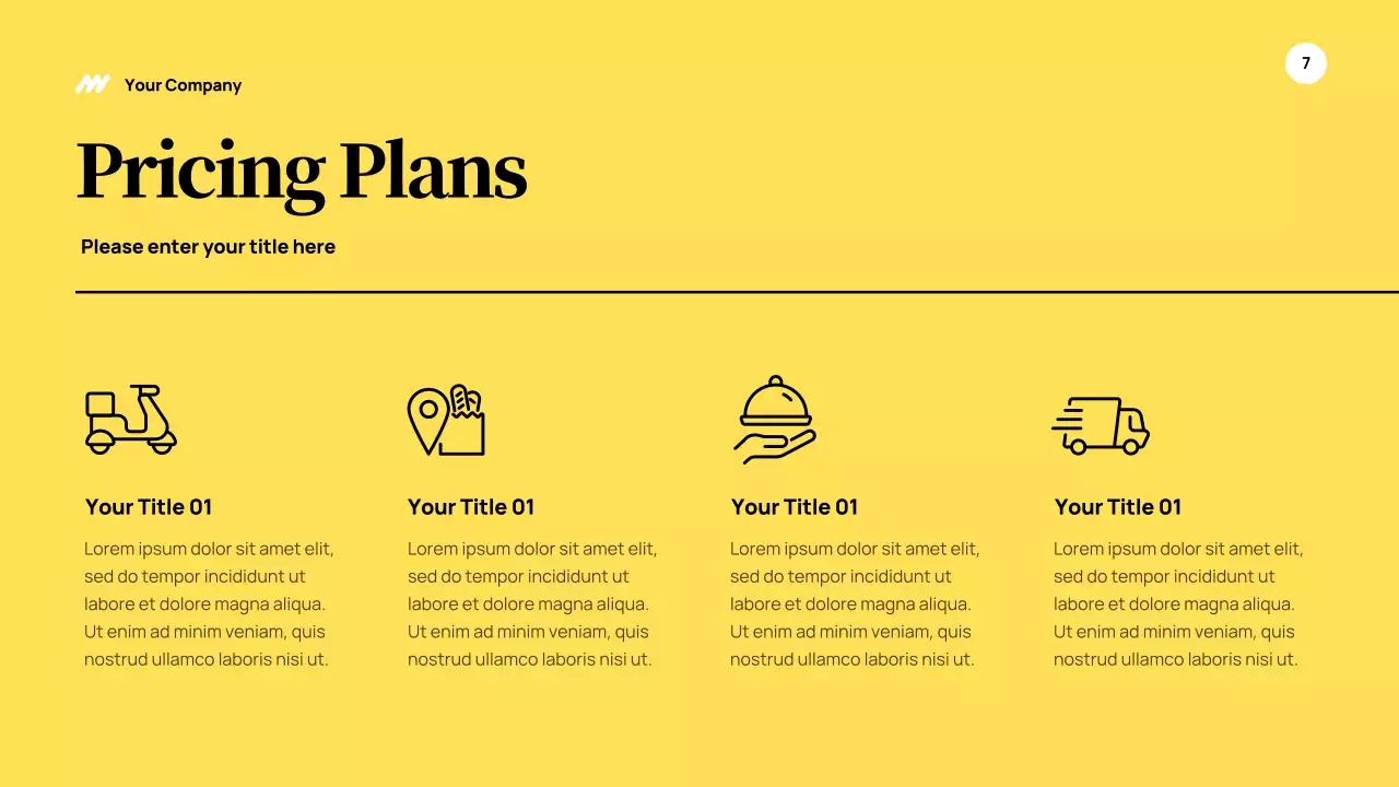 Yellow Modern Business Presentation