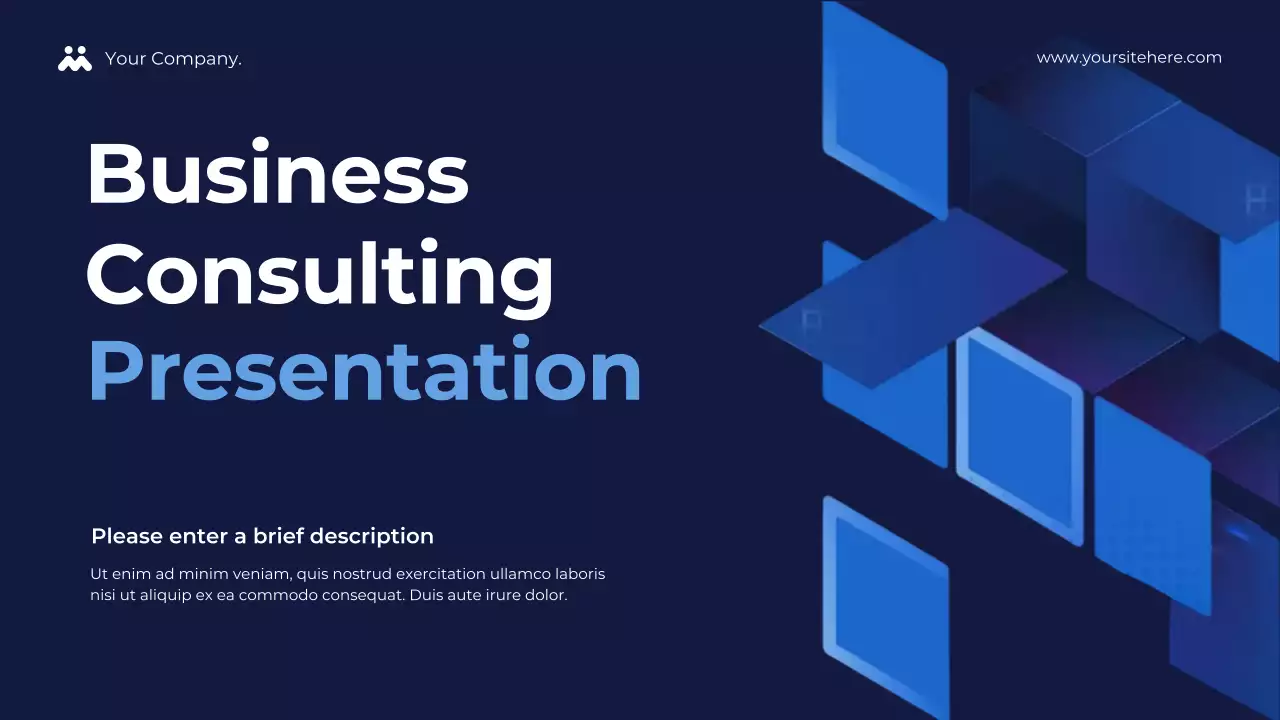 Blue Geometric Business Consulting Presentation